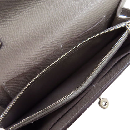 HERMES エルメス ケリートゥー・ゴー シルバー金具 長財布（小銭入れあり） エプソン レディース 中古