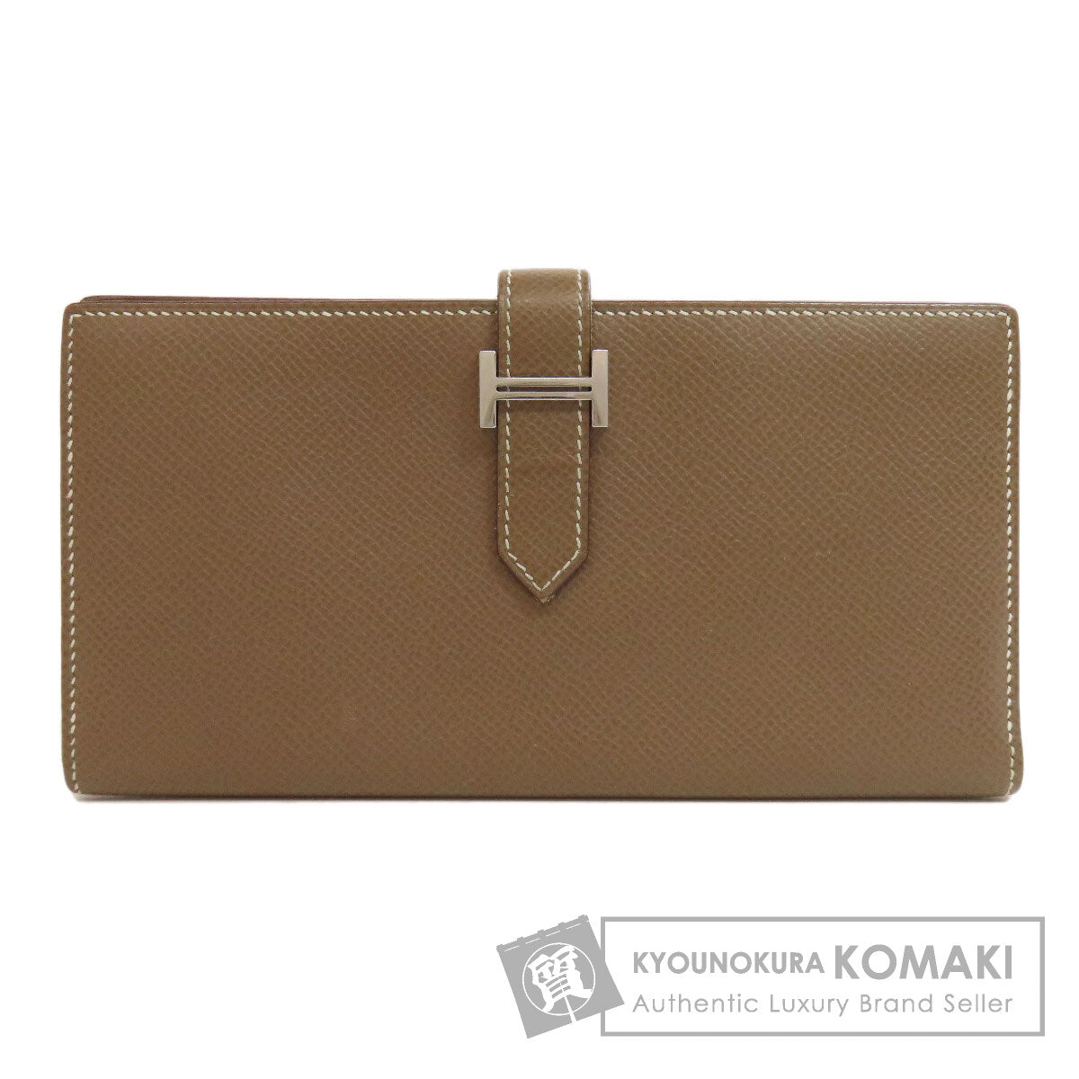 HERMES エルメス ベアンスフレ エトープ シルバー金具 長財布（小銭入れあり） エプソン レディース 中古