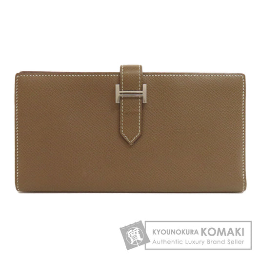 HERMES エルメス ベアンスフレ エトープ シルバー金具 長財布（小銭入れあり） エプソン レディース 中古