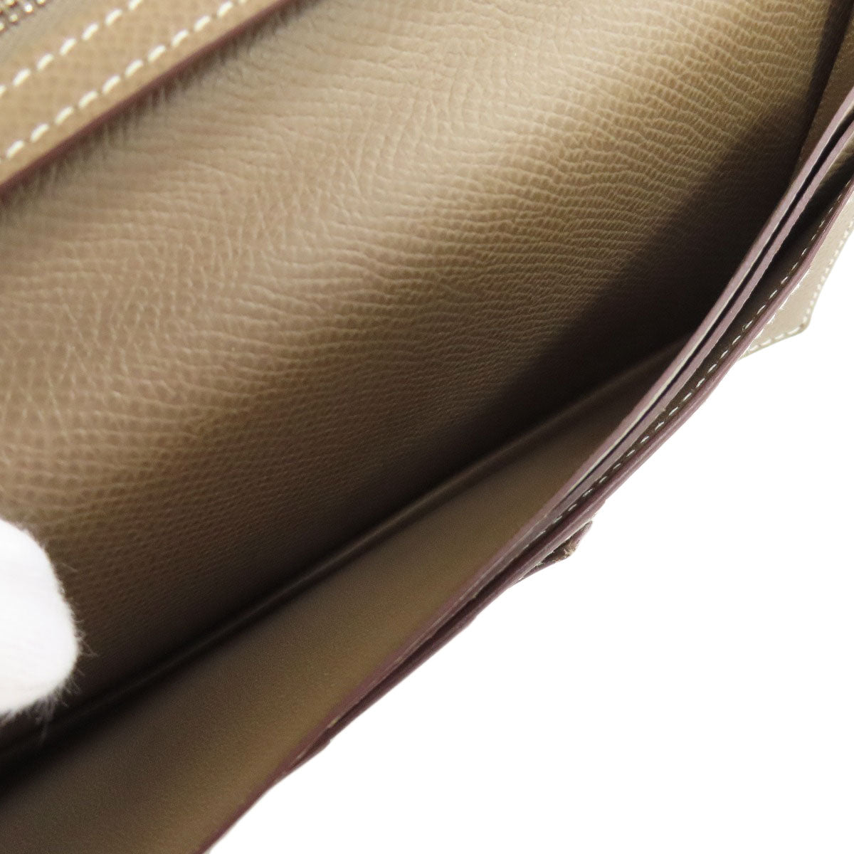 HERMES エルメス ベアンスフレ エトープ シルバー金具 長財布（小銭入れあり） エプソン レディース 中古