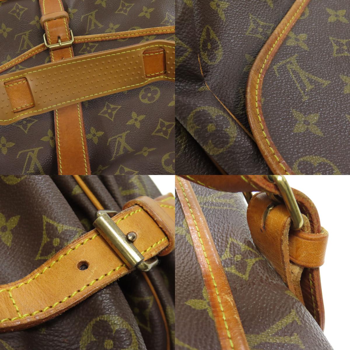 LOUIS VUITTON ルイヴィトン M42254 ソミュール ショルダーバッグ モノグラムキャンバス レディース 中古