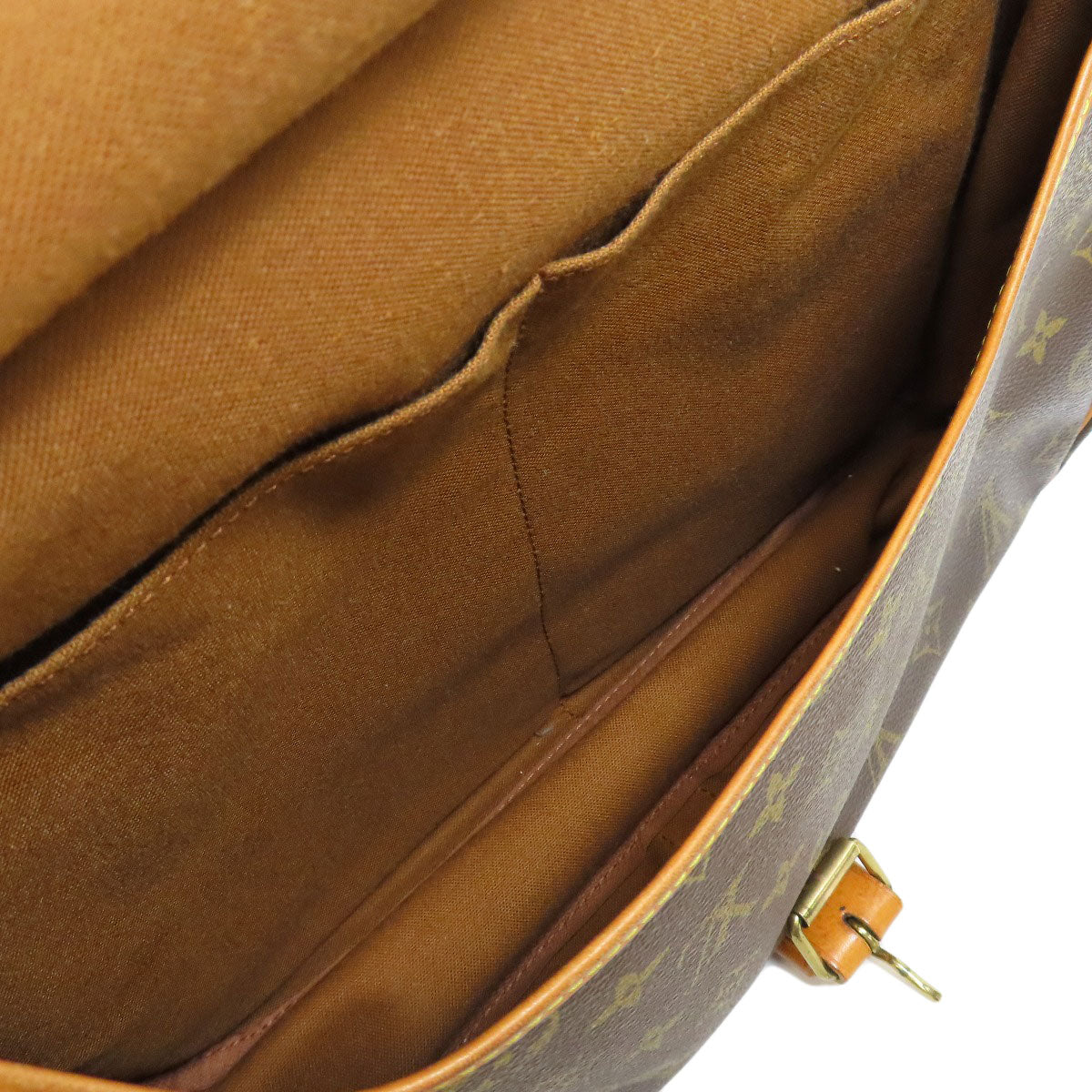 LOUIS VUITTON ルイヴィトン M42254 ソミュール ショルダーバッグ モノグラムキャンバス レディース 中古