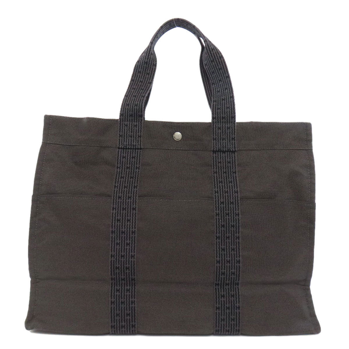 HERMES エルメス エールラインGM トートバッグ キャンバス レディース 中古