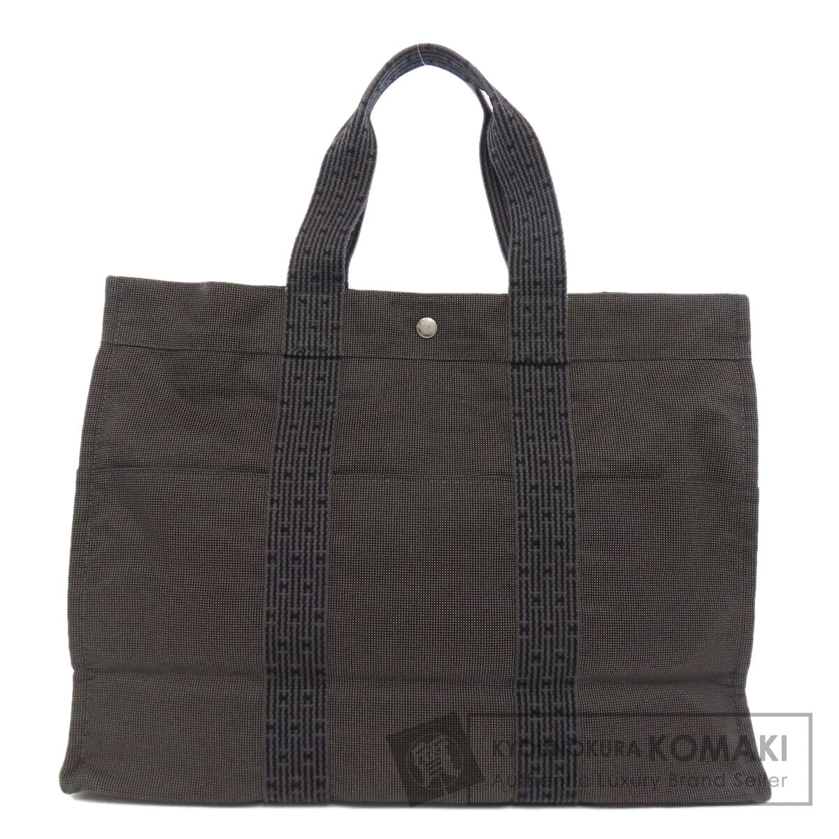 HERMES エルメス エールラインGM トートバッグ キャンバス レディース 中古