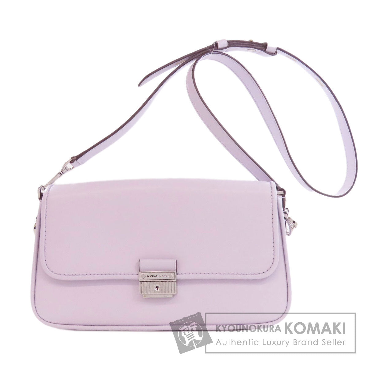 Michael Kors マイケルコース ロゴ ショルダーバッグ レザー レディース 中古