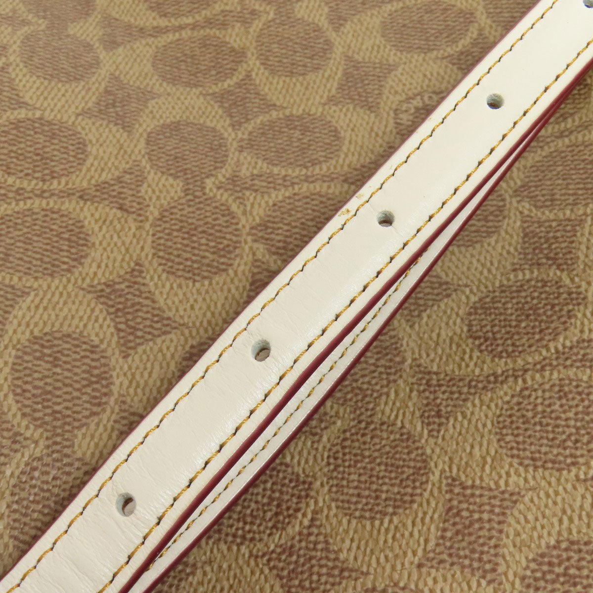 COACH コーチ 38580 サットン ホーボー ワンショルダー シグネチャー 2WAY ショルダーバッグ PVC レディース 中古