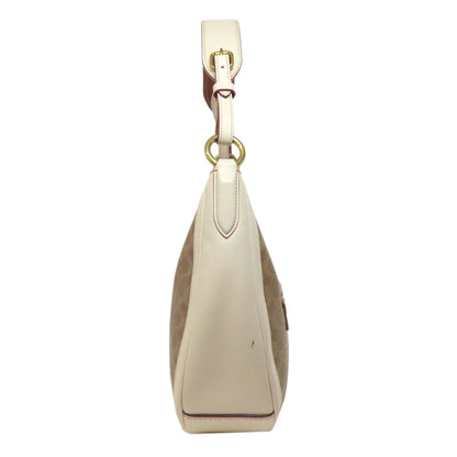 COACH コーチ 38580 サットン ホーボー ワンショルダー シグネチャー 2WAY ショルダーバッグ PVC レディース 中古