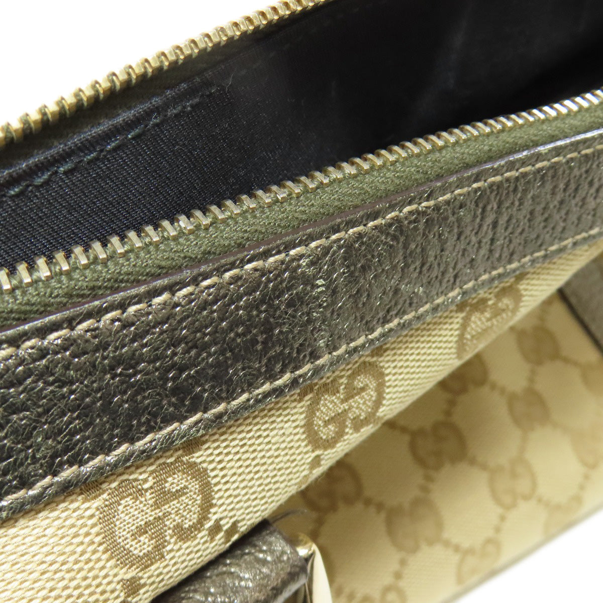 GUCCI グッチ 141470 アビー GG柄 トートバッグ キャンバス レディース 中古