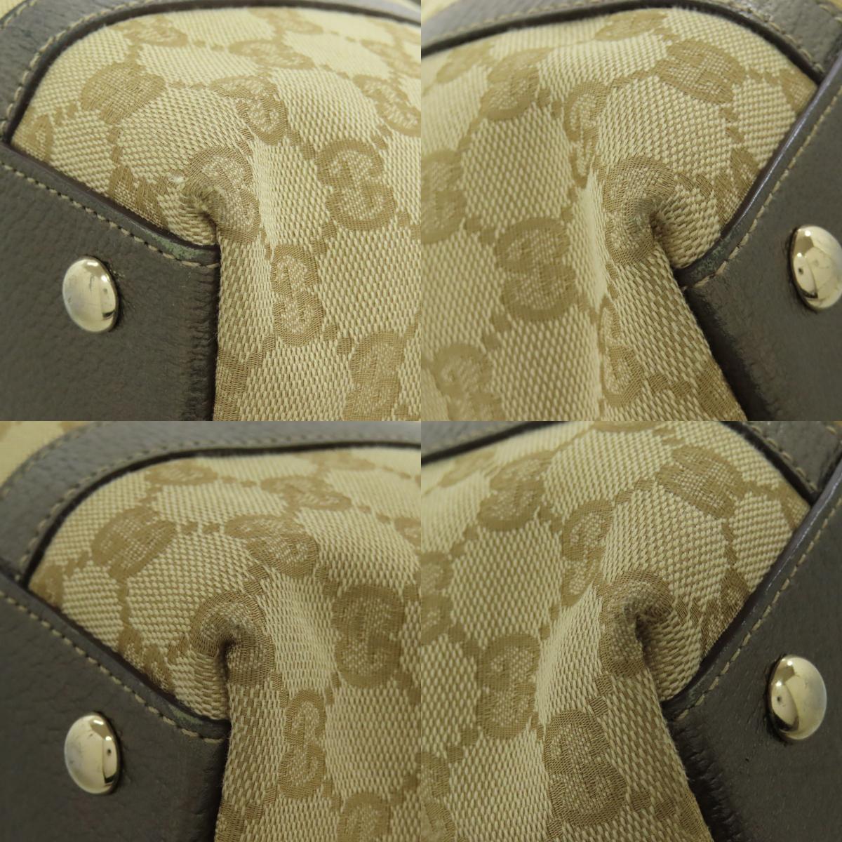 GUCCI グッチ 141470 アビー GG柄 トートバッグ キャンバス レディース 中古