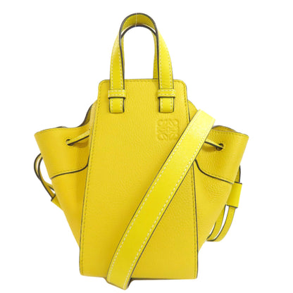 LOEWE ロエベ ハンモックミニ 2WAY ハンドバッグ レザー レディース 中古
