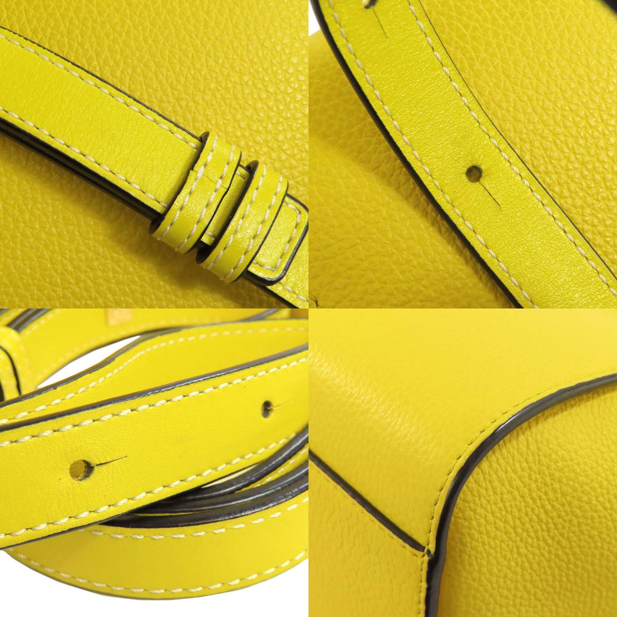 LOEWE ロエベ ハンモックミニ 2WAY ハンドバッグ レザー レディース 中古