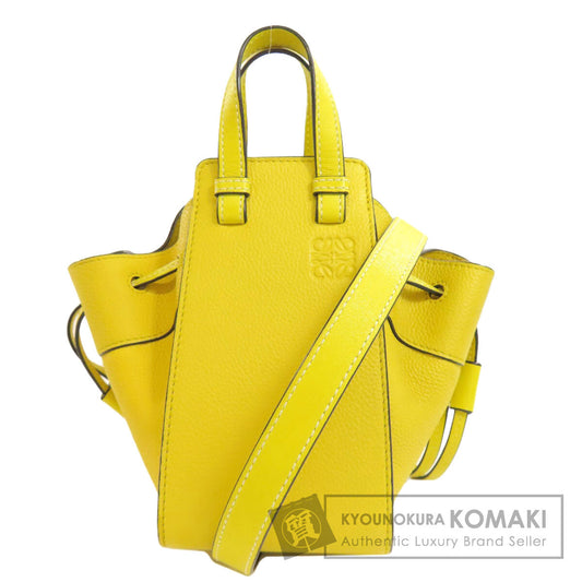 LOEWE ロエベ ハンモックミニ 2WAY ハンドバッグ レザー レディース 中古