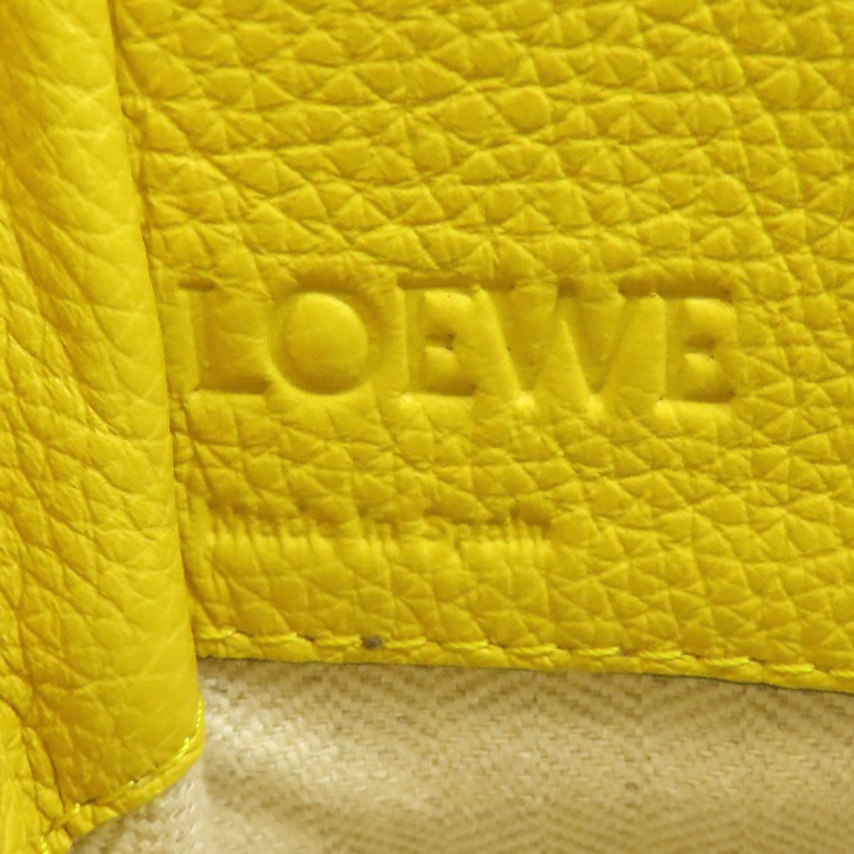 LOEWE ロエベ ハンモックミニ 2WAY ハンドバッグ レザー レディース 中古
