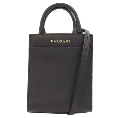 BVLGARI ブルガリ 2WAY ハンドバッグ レザー レディース 中古