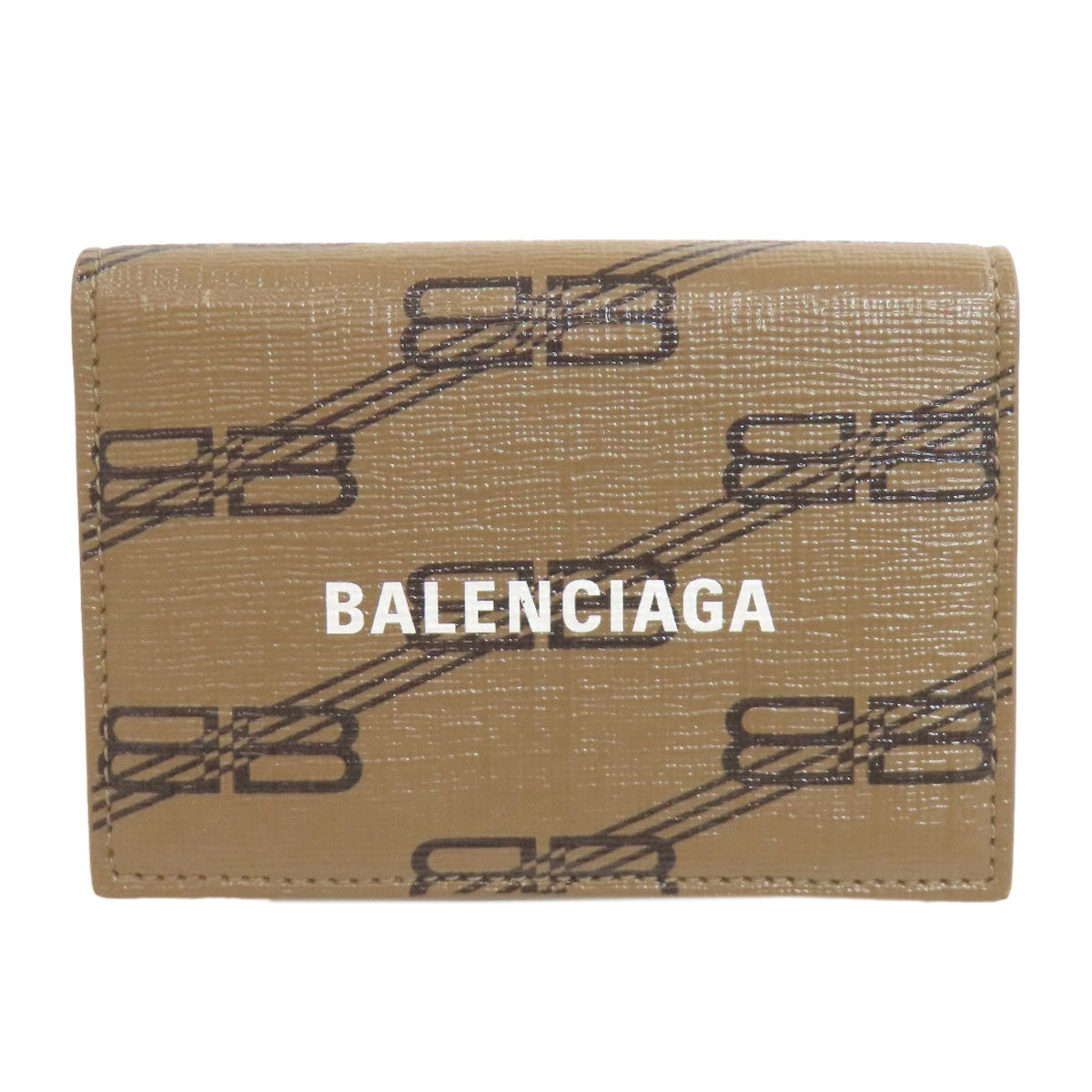 BALENCIAGA バレンシアガ 594312 BB 三つ折り財布 二つ折り財布（小銭入れあり） PVC レディース 中古