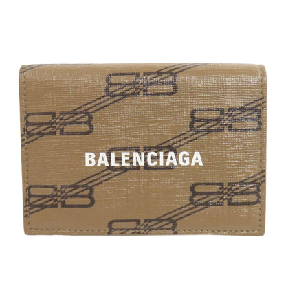 BALENCIAGA バレンシアガ 594312 BB 三つ折り財布 二つ折り財布（小銭入れあり） PVC レディース 中古
