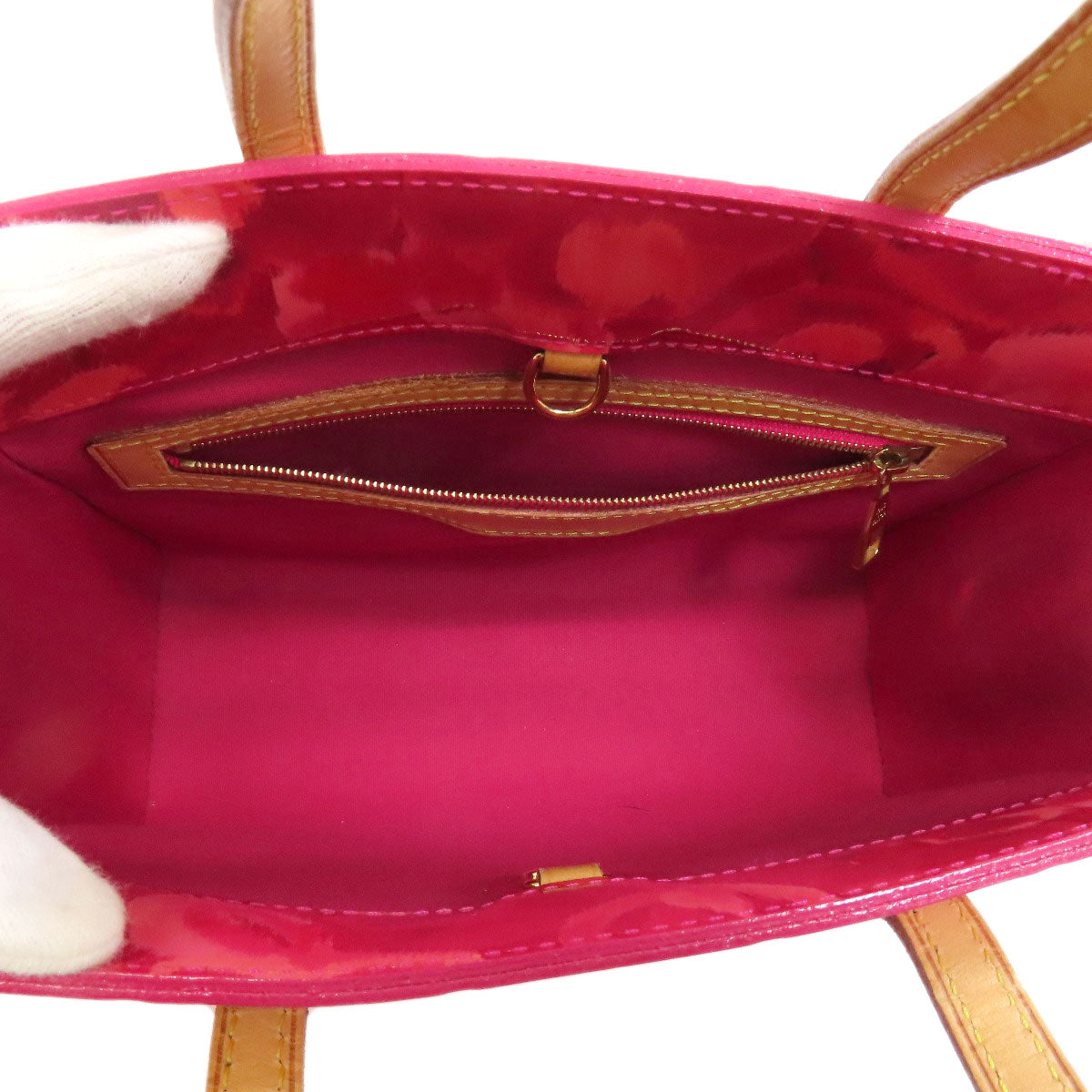 LOUIS VUITTON ルイヴィトン M90039 カタリーナBB ハンドバッグ ヴェルニ レディース 中古