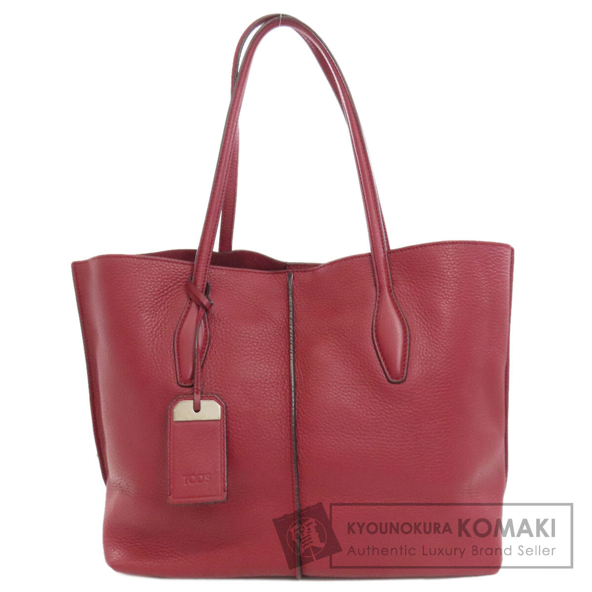 TODS トッズ シンプルデザイン トートバッグ レザー レディース 中古