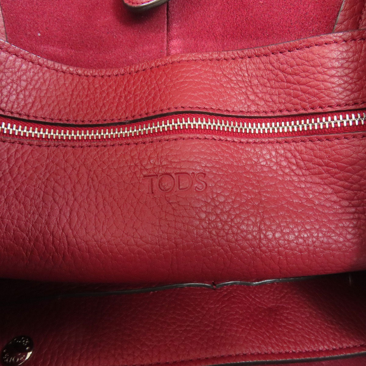 TODS トッズ シンプルデザイン トートバッグ レザー レディース 中古