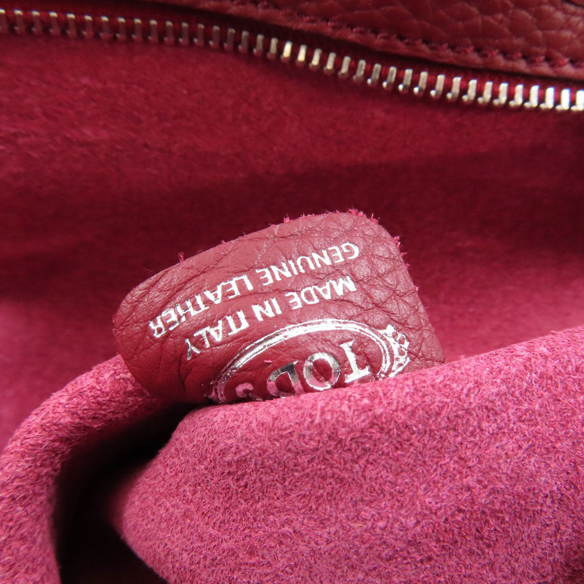 TODS トッズ シンプルデザイン トートバッグ レザー レディース 中古