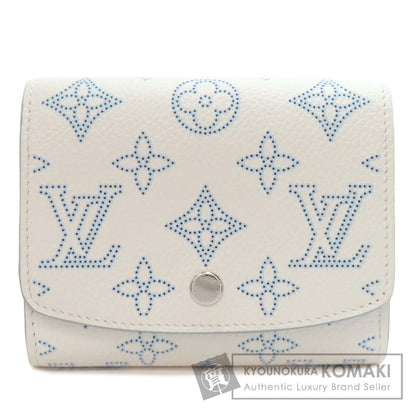 LOUIS VUITTON ルイヴィトン M11802 ポルトフォイユ・イリス コンパクト 日本限定 二つ折り財布（小銭入れあり） マヒナレザー レディース 中古