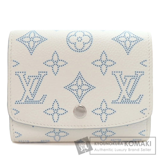 LOUIS VUITTON ルイヴィトン M11802 ポルトフォイユ・イリス コンパクト 日本限定 二つ折り財布（小銭入れあり） マヒナレザー レディース 中古