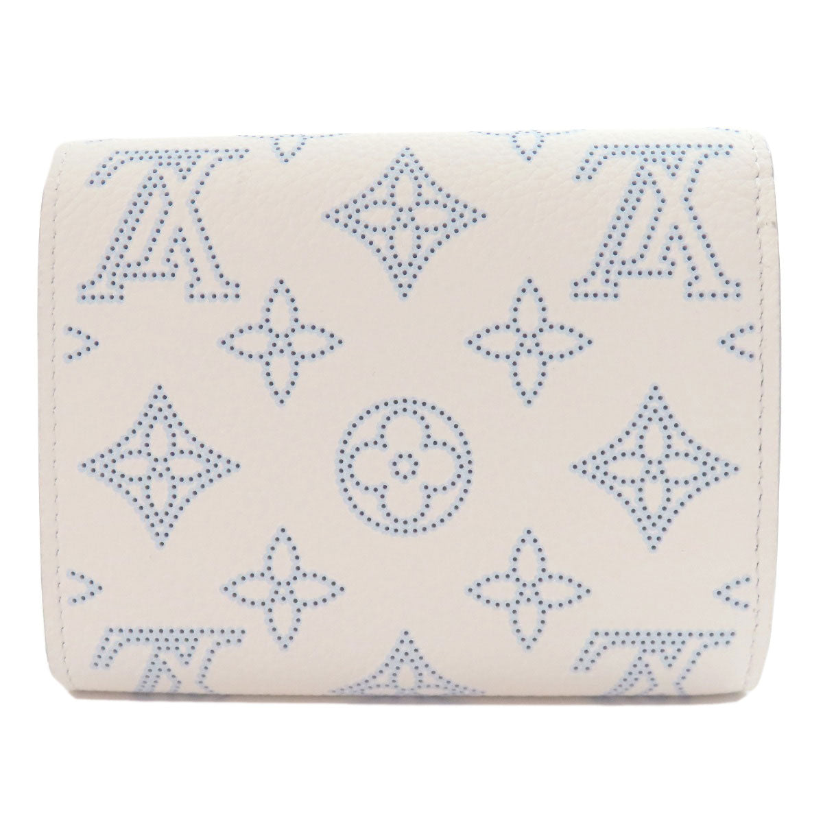 LOUIS VUITTON ルイヴィトン M11802 ポルトフォイユ・イリス コンパクト 日本限定 二つ折り財布（小銭入れあり） マヒナレザー レディース 中古