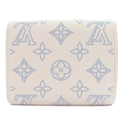 LOUIS VUITTON ルイヴィトン M11802 ポルトフォイユ・イリス コンパクト 日本限定 二つ折り財布（小銭入れあり） マヒナレザー レディース 中古