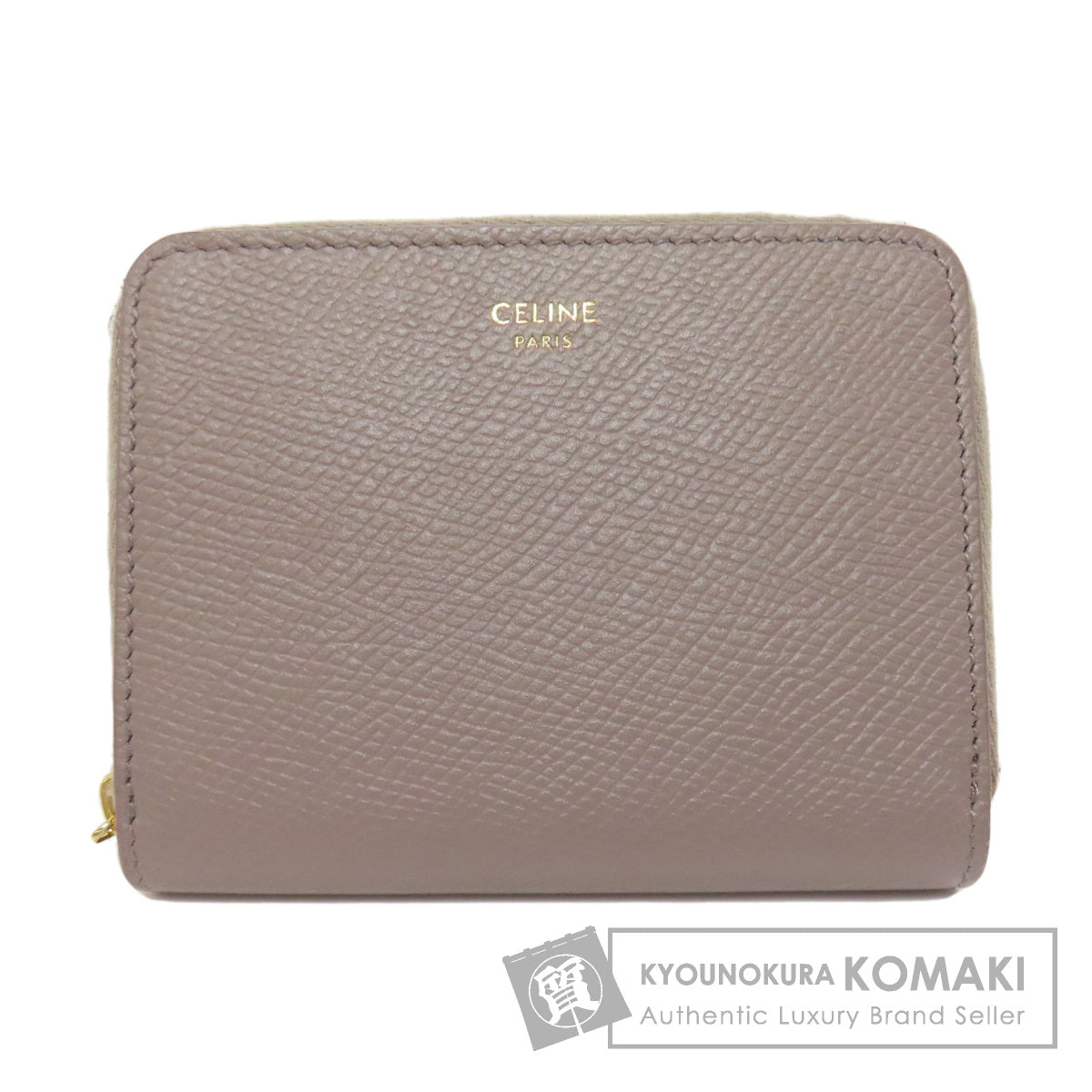 CELINE セリーヌ ロゴ コインケース レザー レディース 中古