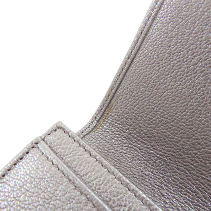CHANEL シャネル ココマーク シルバー金具 長財布（小銭入れあり） カーフ レディース 中古