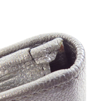 CHANEL シャネル ココマーク シルバー金具 長財布（小銭入れあり） カーフ レディース 中古