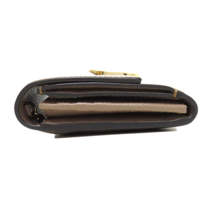 Salvatore Ferragamo サルヴァトーレフェラガモ ガンチーニ金具モチーフ 二つ折り財布（小銭入れあり） レザー レディース 中古