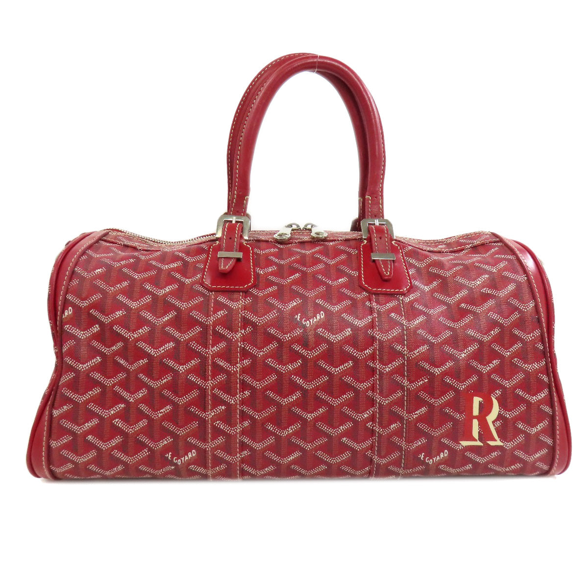 GOYARD ゴヤール クロワジュール40 ボストンバッグ コーティングキャンバス レディース 中古