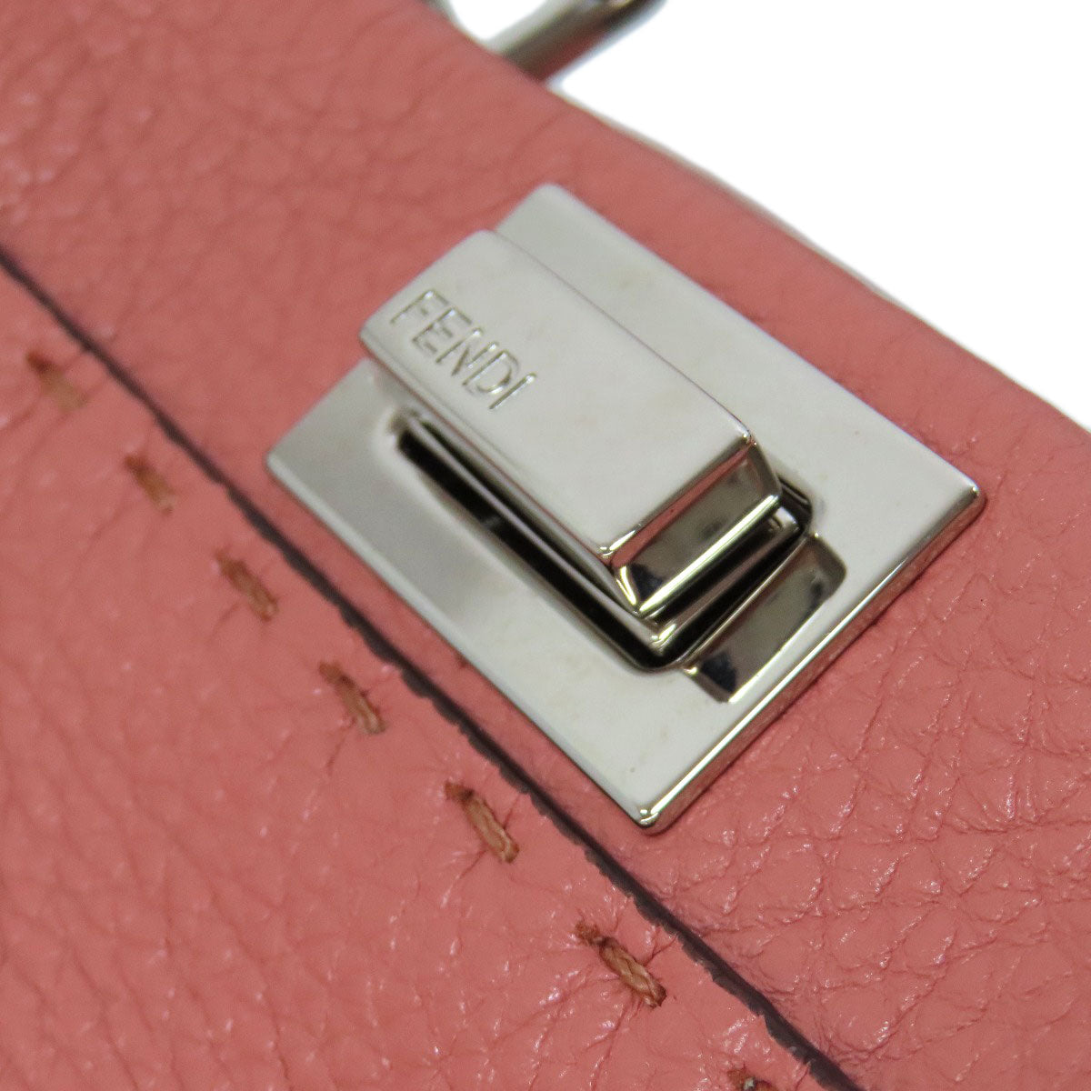 FENDI フェンディ ピーカブー ミニ セレリア 2WAY ハンドバッグ カーフ レディース 中古