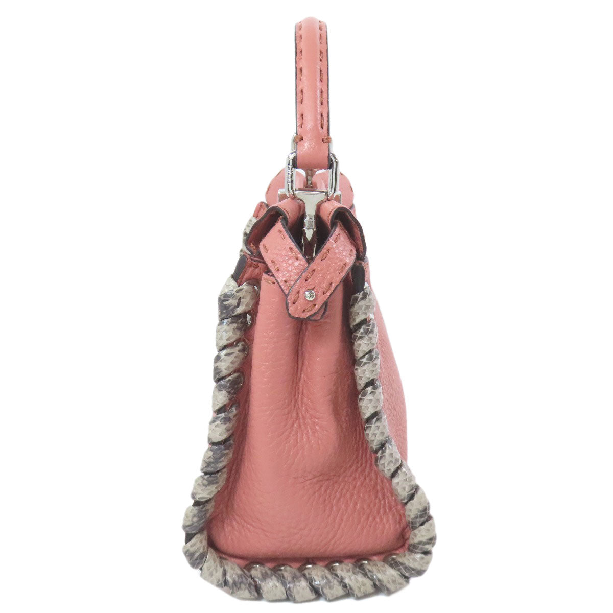 FENDI フェンディ ピーカブー ミニ セレリア 2WAY ハンドバッグ カーフ レディース 中古