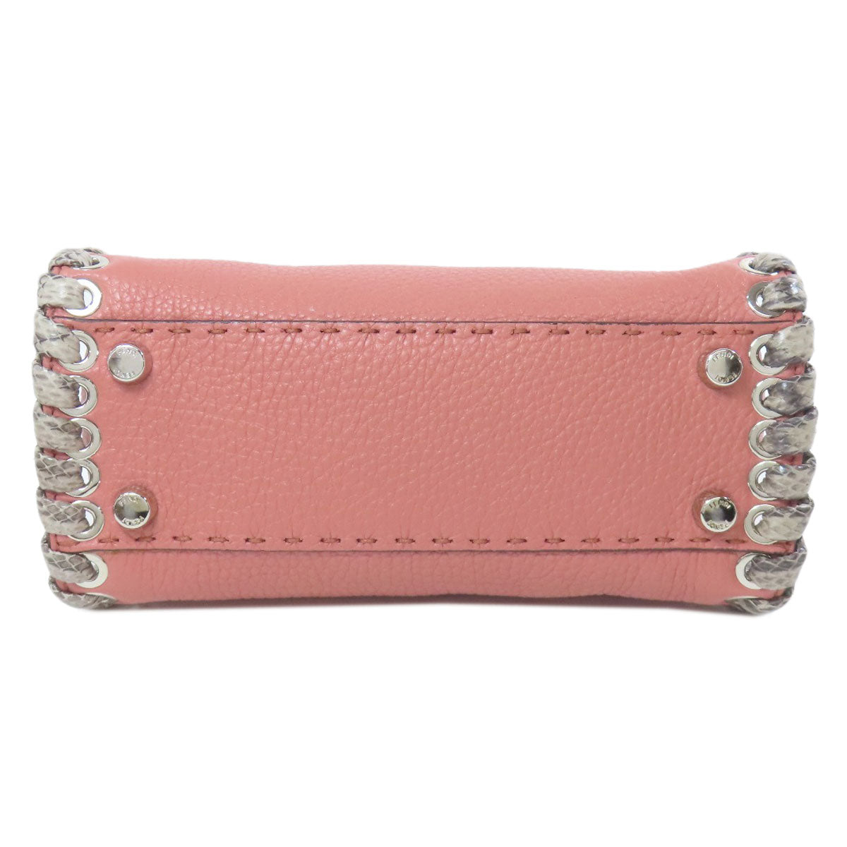 FENDI フェンディ ピーカブー ミニ セレリア 2WAY ハンドバッグ カーフ レディース 中古