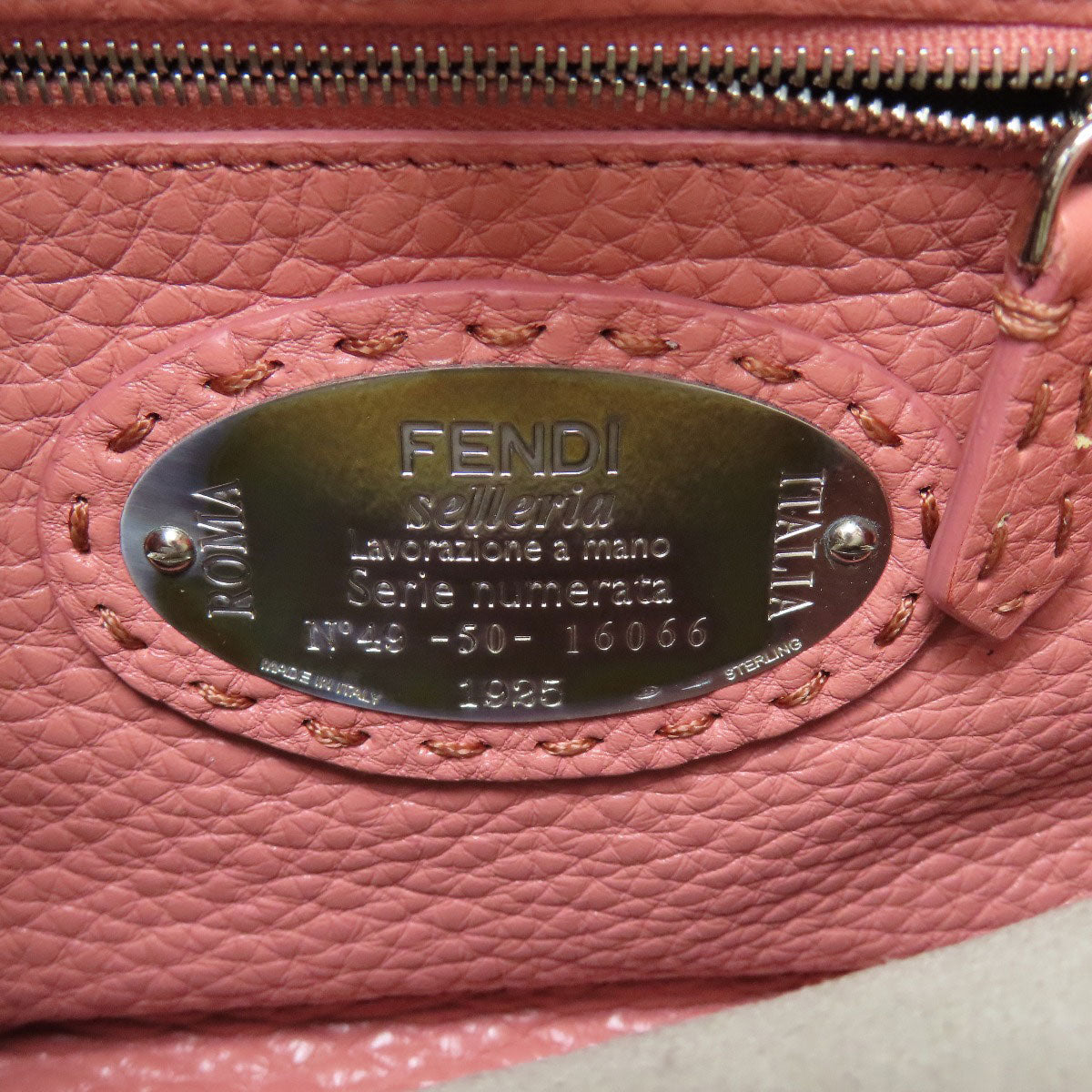 FENDI フェンディ ピーカブー ミニ セレリア 2WAY ハンドバッグ カーフ レディース 中古