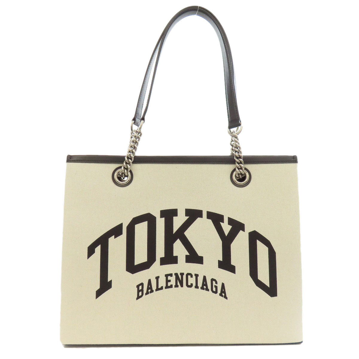BALENCIAGA バレンシアガ 759973 デュティー フリー トートバッグ キャンバス レディース 中古