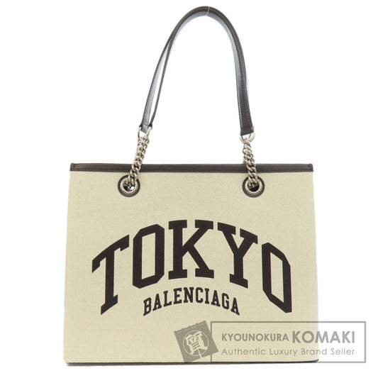 BALENCIAGA バレンシアガ 759973 デュティー フリー トートバッグ キャンバス レディース 中古