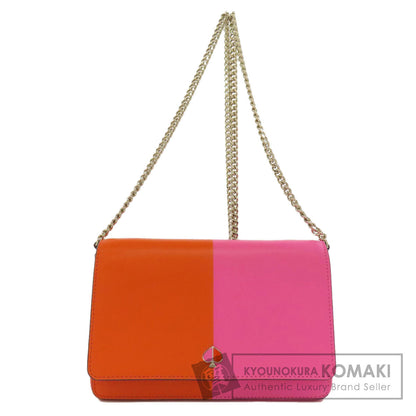 kate spade ケイトスペード チェーンウォレット バイカラー 長財布（小銭入れあり） レザー レディース 中古