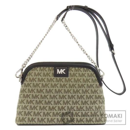 Michael Kors マイケルコース MKシグネチャー ショルダーバッグ キャンバス レディース 中古