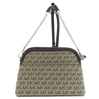 Michael Kors マイケルコース MKシグネチャー ショルダーバッグ キャンバス レディース 中古