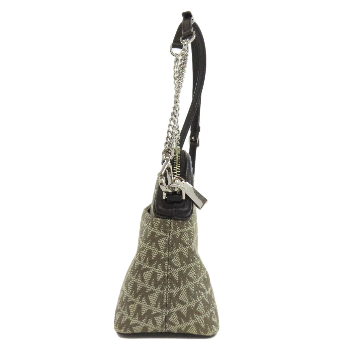 Michael Kors マイケルコース MKシグネチャー ショルダーバッグ キャンバス レディース 中古