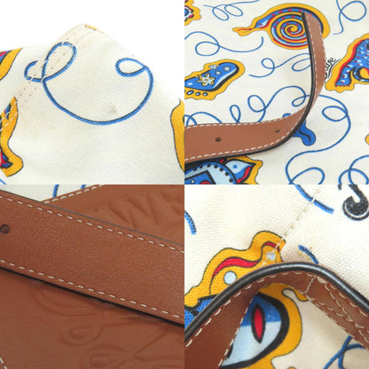 LOEWE ロエベ パウラズイビザ トートバッグ キャンバス レディース 中古