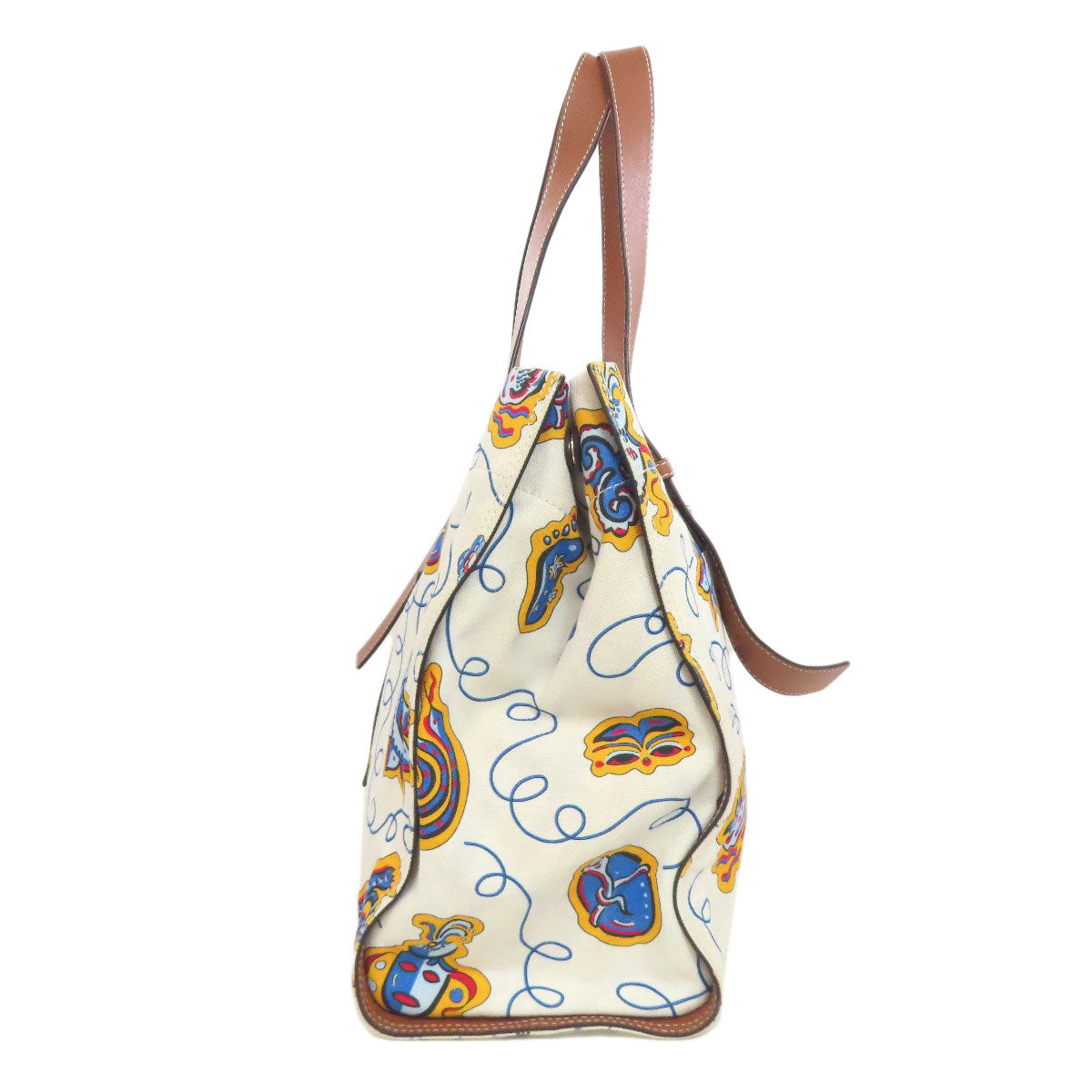 LOEWE ロエベ パウラズイビザ トートバッグ キャンバス レディース 中古