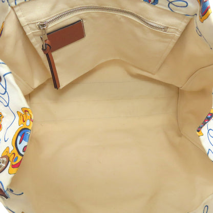 LOEWE ロエベ パウラズイビザ トートバッグ キャンバス レディース 中古