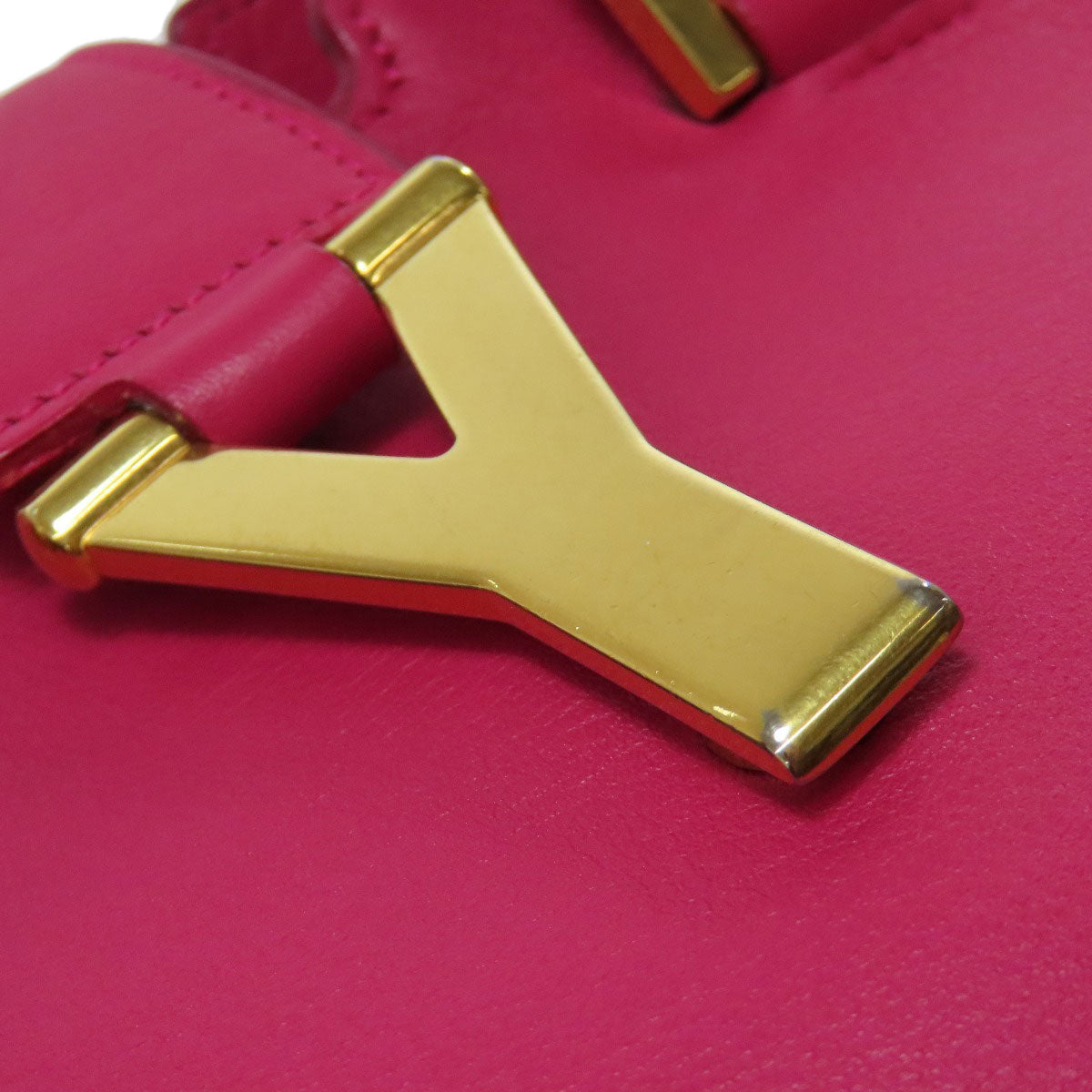 SAINT LAURENT サンローラン プチカバス 2WAY ハンドバッグ レザー レディース 中古