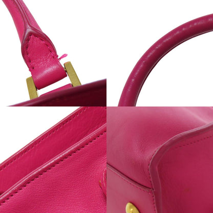 SAINT LAURENT サンローラン プチカバス 2WAY ハンドバッグ レザー レディース 中古