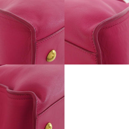 SAINT LAURENT サンローラン プチカバス 2WAY ハンドバッグ レザー レディース 中古