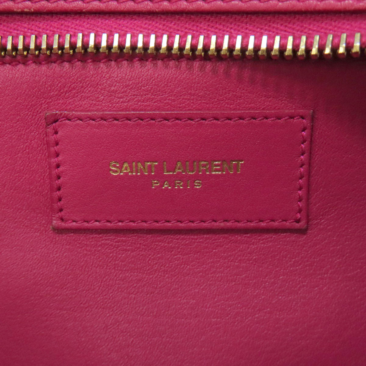 SAINT LAURENT サンローラン プチカバス 2WAY ハンドバッグ レザー レディース 中古